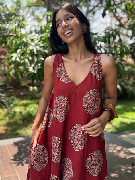 Maati Ajrakh dress – DIPANNIKI