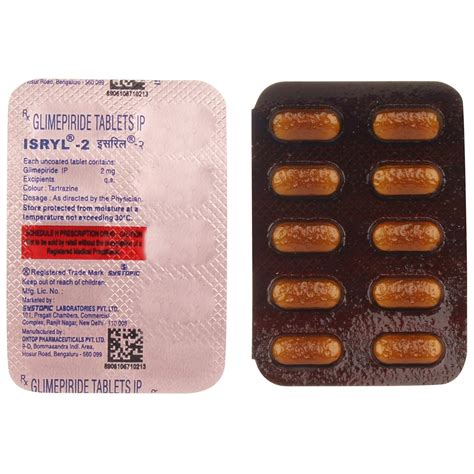 Isryl-2 - Strip of 10 Tablets : Amazon.in: Health & Personal Care