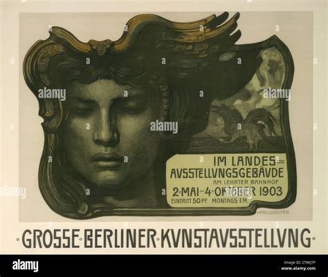GREAT BERLIN ART EXHIBITION; 1903, Hans Looschen, Germany, 1859 - 1923 ...