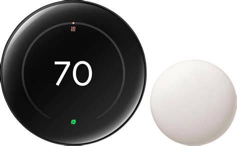 Google Nest Learning Thermostat (4th gen) with Nest Temperature Sensor ...