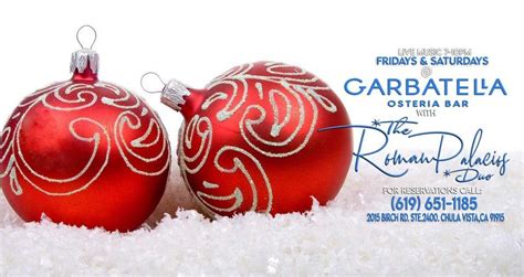 CHRISTMAS WITH THE ROMAN PALACIOS DUO @ GARBATELLA OSTERIA BAR ...