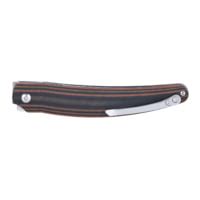 CRKT Ancestor, Folding Knife, Satin Finish, Silver, Brown and Black G ...
