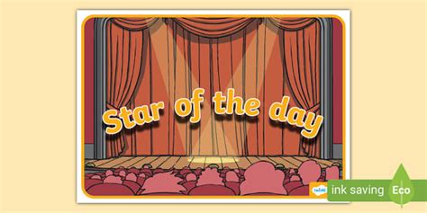 Star of the Day Stage Poster