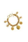 Buy Gold Plated Charm Bracelet by Radhika Agrawal Jewels Online at Aza ...