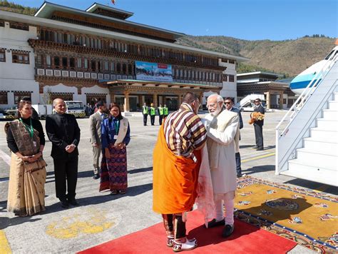 PM Modi arrives in Bhutan for a two-day state visit