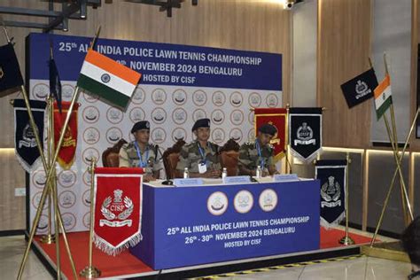 CISF to host 25th All India Police Lawn Tennis Championship 2024 in ...