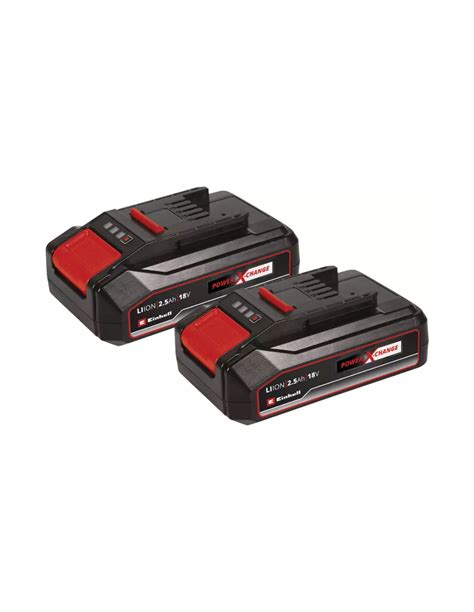 Pack De 2 Baterias Power X-change 2 5 Ah Twin Pack 2 X 2 5 Ah 4511524 Einhell