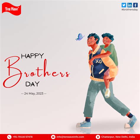 National Brother’s Day | Happy brothers day, National brothers day ...