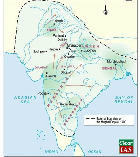 locate the important trading centers during the 18th century on a ...