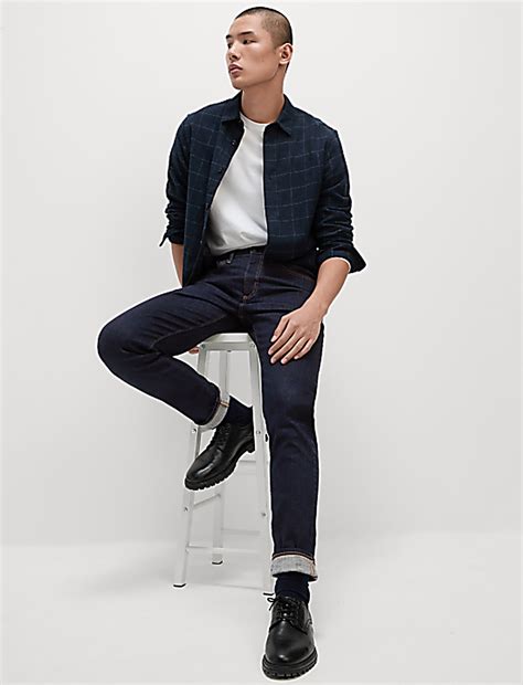 Buy Slim Fit Stretch Jeans at Marks & Spencer