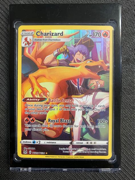 POKEMON SW&SH LOST ORIGIN - CHARIZARD FULL ART TRAINER GALLERY TG03/TG ...