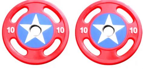 Weight Lifting Plates - Fitrxx Triangle Rubber Coated Viva Weight ...