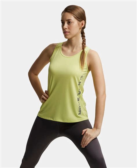 Buy Microfiber Fabric Graphic Printed Tank Top With Breathable Mesh ...