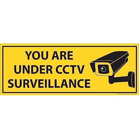 Anne Print Solutions® You are Under CCTV Surveillance Stickers Self ...