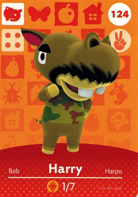 Buy Nintendo Animal Crossing Happy Home Designer Amiibo Card Harry ...