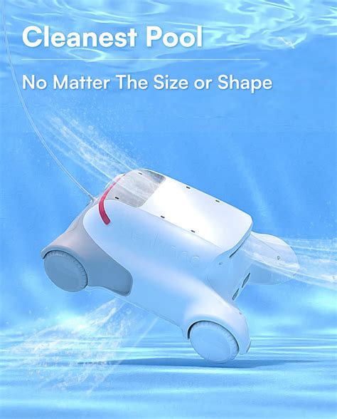 Buy Genkinno P1 Cordless Robotic Pool Vacuum Cleaner - Automatic Pool ...