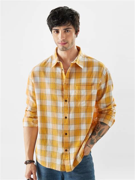 Plaid Shirts for Men - Buy Plaid Shirts for Men Online | The Souled Store