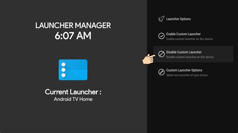 Black screen after installing launcher manager on android tv ...