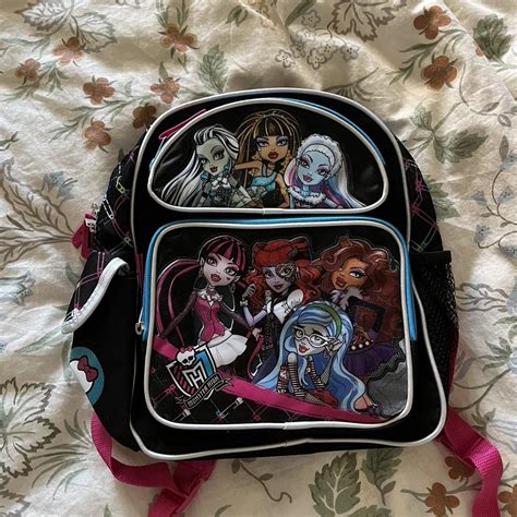 kid’s monster high backpack - Depop