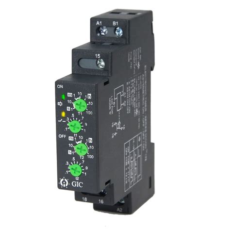 GIC 1CMDT0 SPDT Multi Function Timer Delay Relay 100 H Micon 175 Series ...