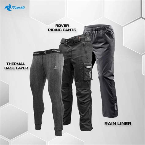 Rover Motorcycle Riding Pants with Armours - Black – OutdoorTravelGear.com