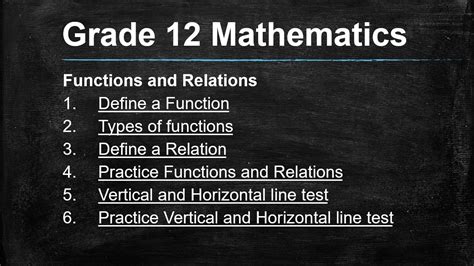 Image result for Functions Lessons Grade 12