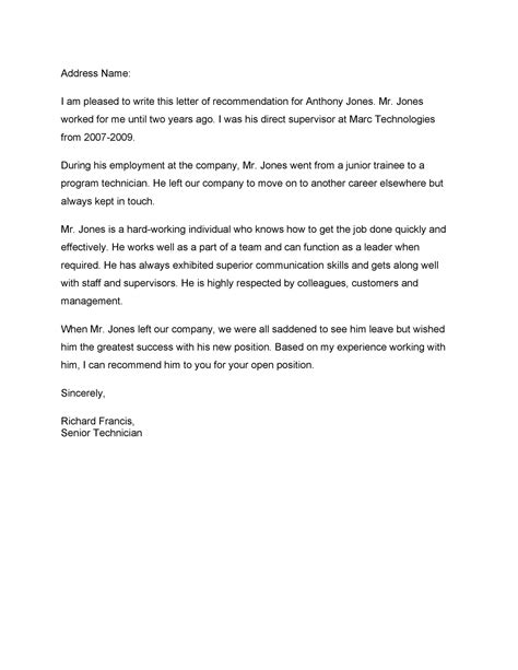 Employee Recommendation Letter Sample | Reference letter, Letter of recommendation, Lettering