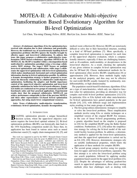 Multi-Objective Optimization Evolutionary Algorithm 的图像结果