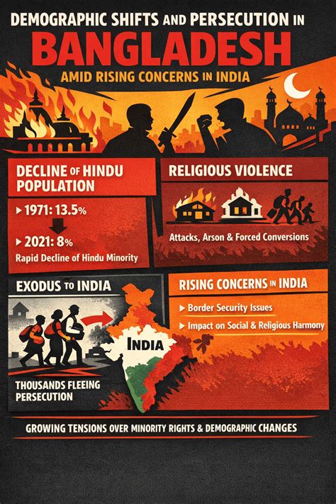Demographic Shifts and Persecution in Bangladesh Amid Rising Concerns ...