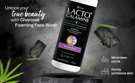 Buy Lacto Calamine Foaming Face wash | Charcoal Foaming Face wash – Wellify