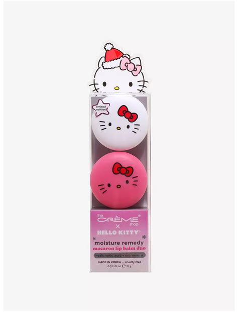 The Creme Shop - Hello Kitty Holiday Macaron Lip Balm Set - Discount ...