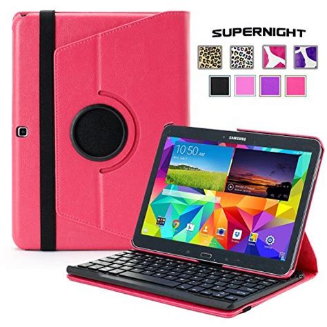 SUPERNIGHT Samsung Galaxy Tab 4 10.1 inch 360 Degree Rotating Rotatable ...