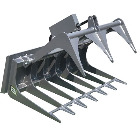 NorTrac Skid Steer Grapple Bucket, 42in.W Bucket, Model# BE-SSGB2242 ...