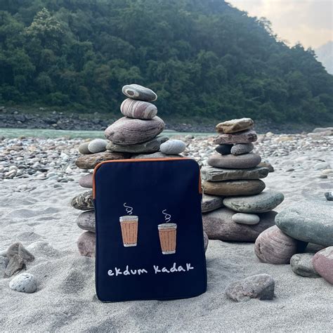 Kadak Chai Tablet Sleeve | Padded, Pocket & Custom Initials | Gulal – Gulal