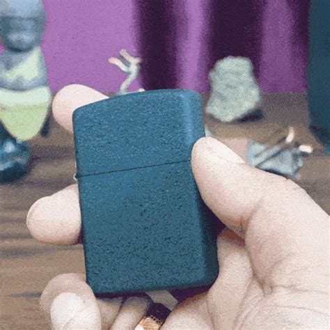 Smoke King Classic Black Crackle Windproof Lighter (Zorro)