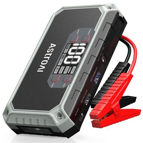AstroAI Car Jump Starter, 2000A 12V 8-in-1 Portable Battery Jump ...