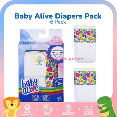 Jual Baby Alive Diapers Pack (6 Pack) | Shopee Indonesia