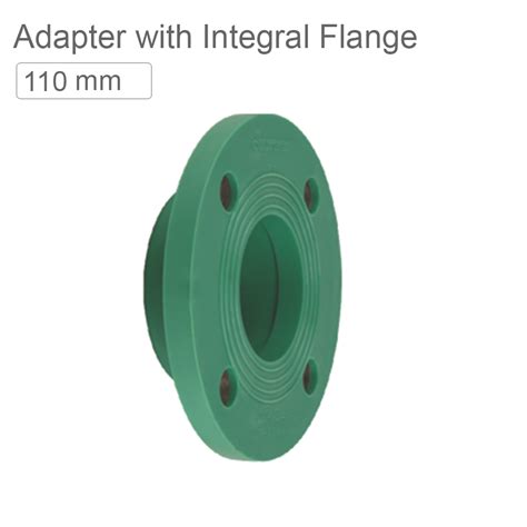 Supreme indo green PPR Adapter with Integral Flange 110mm | mykit | Buy ...