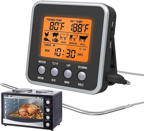 HASTHIP Plastic Food Thermometer Meat Thermometer With 39'' Temperature ...