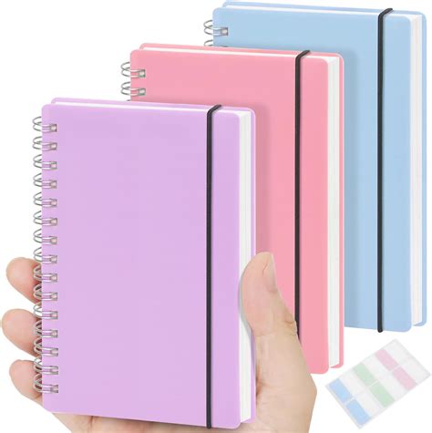 Amazon.com : 4 Pack A6 Spiral Notebook Journal,Wirebound Ruled Sketch ...