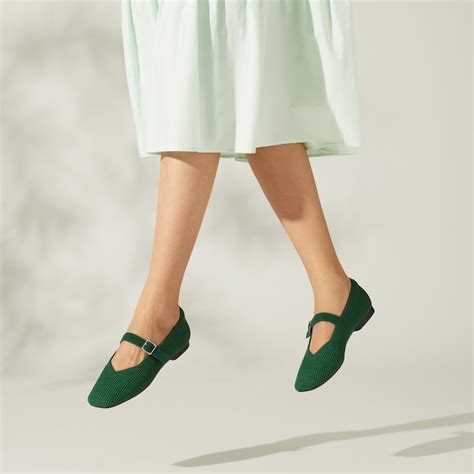 Square-Toe Mary-Jane (Margot Mary-Jane), Forest Green, EU37.5 | VIVAIA
