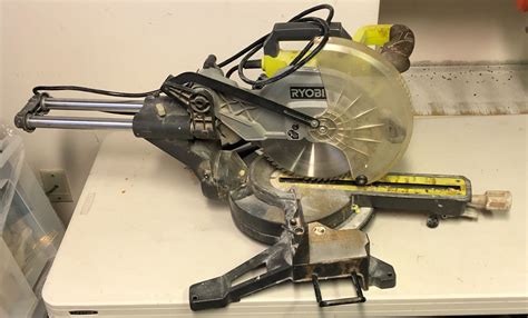 Ryobi - 10" Sliding compound miter saw w/ laser - model TSS102L