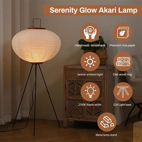 Huga Collective Serenity Glow Akari Paper Lamp | Australia | Ubuy