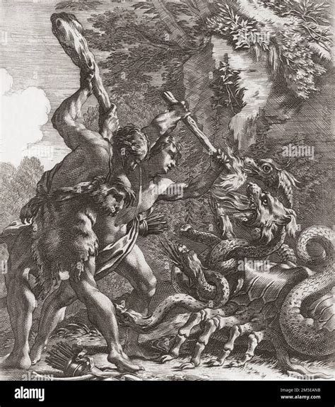 Hercules kills the hydra hi-res stock photography and images - Alamy