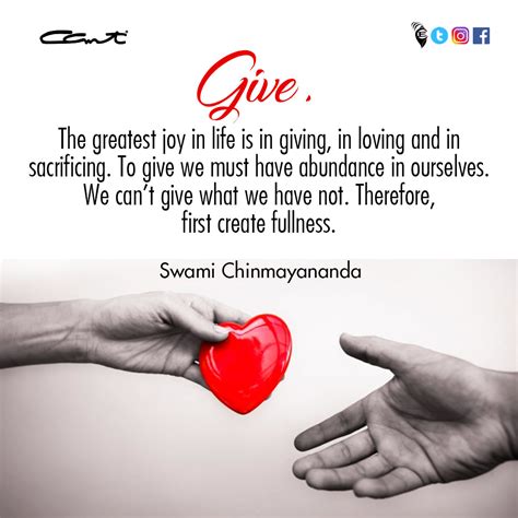 Joy Of Giving Quotes