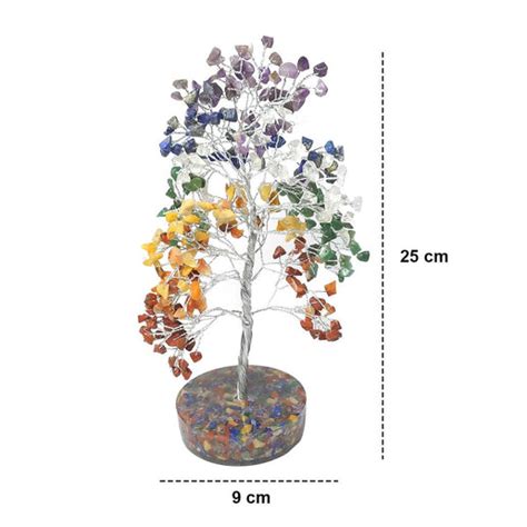 Buy 7 Chakra Crystal Tree With Orgonite Base Online | Calminds
