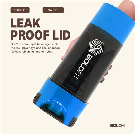 Cyclone Shaker 500ml - Blue – Boldfit