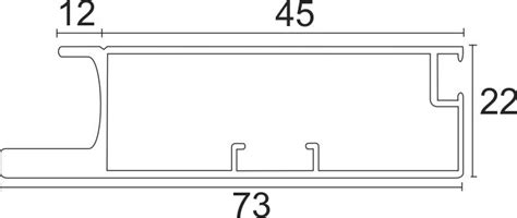Aluminium Frame Profile EAPS-088 | Enox India