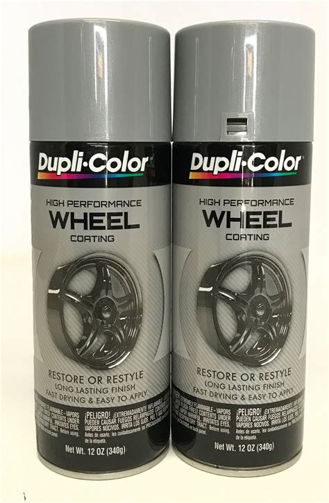 Duplicolor HWP101 - 2 Pack Wheel Coating Spray Paint Silver - 12 oz - Walmart.com