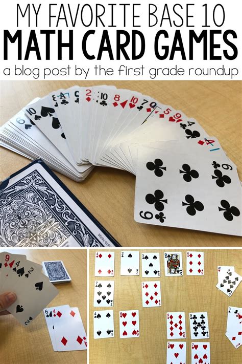 Primary Math Card Games - The First Grade Roundup